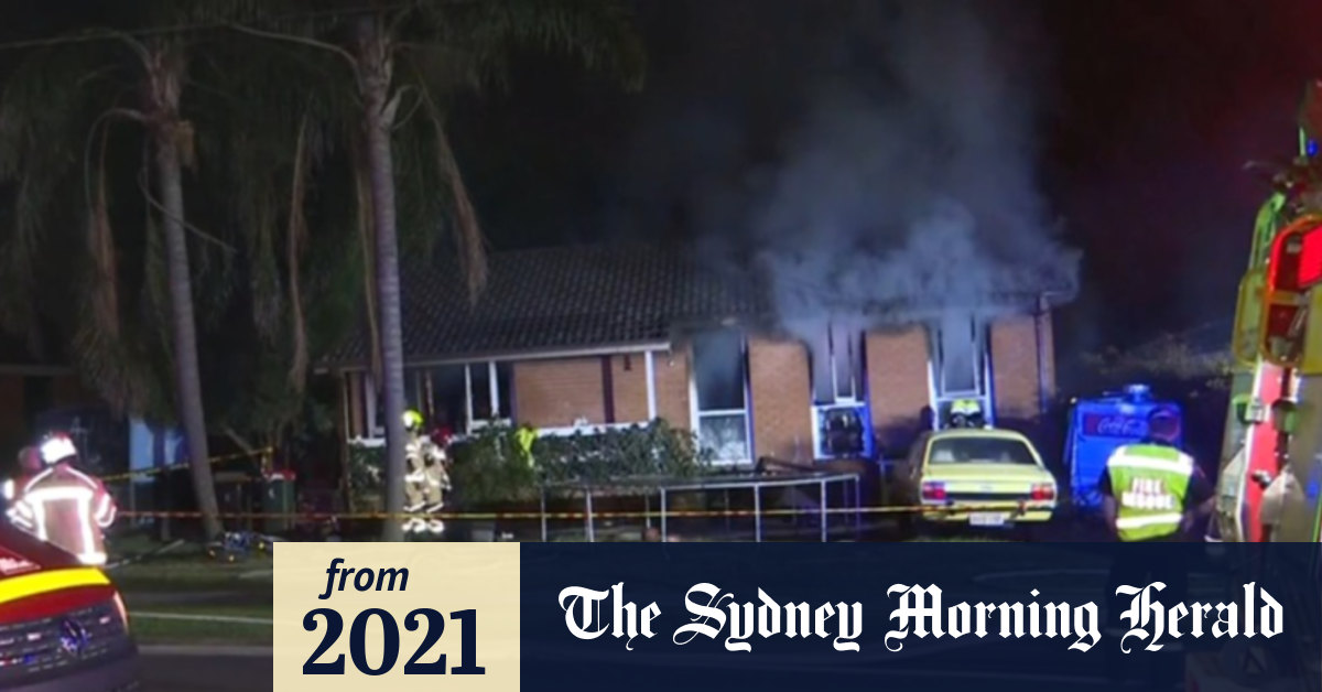 Video Fire destroys family home in Sydney's west.